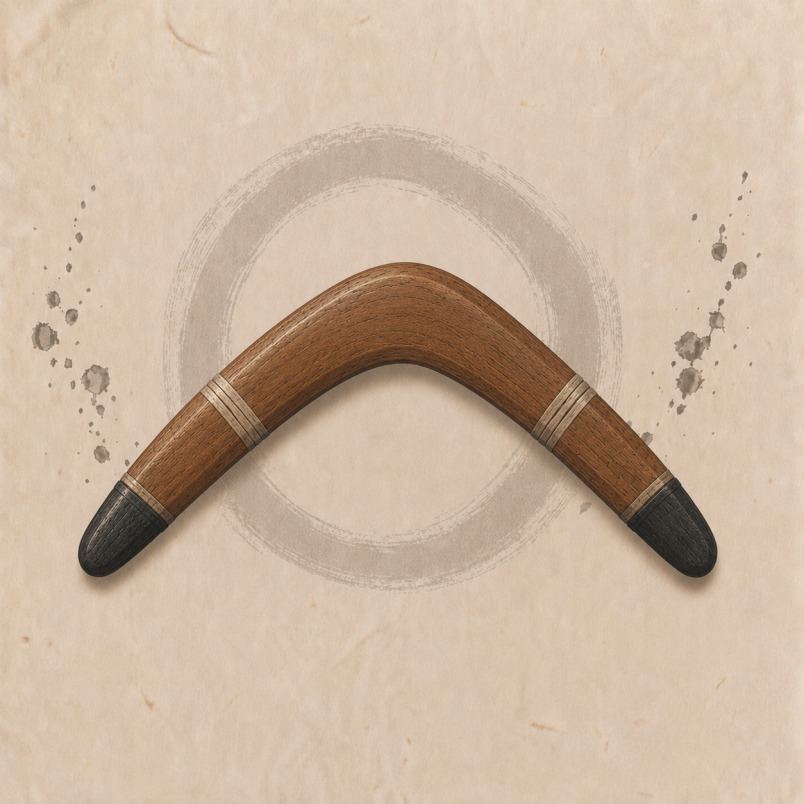 Boomerang de Madera